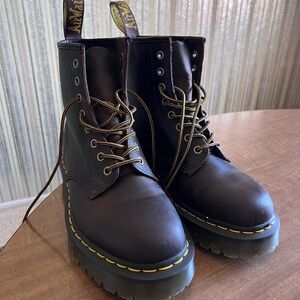 Doc marten 1460 boots - brown crazy horse color